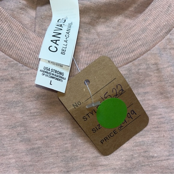 Bella Canvas Graphic Shirt Tshirt Womens Size Large Pucker Up Buttercup New/tags - Picture 3 of 3